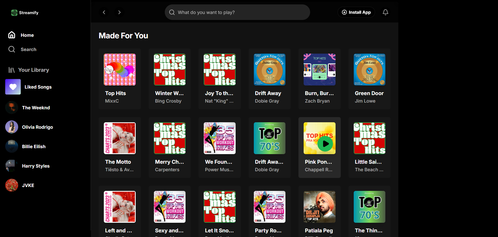 Streamify Music Gallery 1